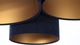 Lampa sufitowa Lumes Granatowo-złoty plafon w stylu glamour - EXX49-Galis 3