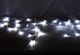 JoyLight Girlanda 600 LED lampki ogrodowe 12m zimne białe IP44 zasilanie sieciowe 4
