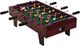 MXSTP Mini piłkarzyki 70x37x25 cm, ciemne drewno 1