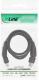 InLine Patchcord 180stopni S/FTP, PiMF, Cat.6A, 500MHz, halogen free, czarny 1m (76811X) 4
