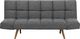 Shumee Sofa rozkładana ciemnoszara INGARO 1