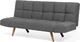 Shumee Sofa rozkładana ciemnoszara INGARO 2