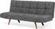 Shumee Sofa rozkładana ciemnoszara INGARO 3