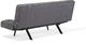 Shumee Sofa rozkładana ciemnoszara INGARO 4