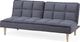 Shumee Sofa rozkładana ciemnoszara SILJAN 1