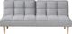 Shumee Sofa rozkładana jasnoszara SILJAN 1