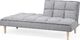 Shumee Sofa rozkładana jasnoszara SILJAN 5