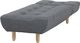 Shumee Szezlong rozkładany ciemnoszary ALSTEN 2