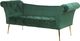 Shumee Szezlong welurowy zielony NANTILLY 2