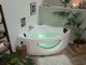 Wanna Shumee Wanna narożna LED z hydromasażem 138 x 138 cm biała TOCOA 2