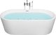Wanna Shumee Wanna wolnostojąca LED z hydromasażem 170 x 80 cm biała HAVANA 1