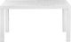 Shumee Stół ogrodowy biały FOSSANO 2