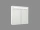 Shumee Szafka łazienkowa wisząca z lustrem LED 60 x 60 cm biała JARAMILLO 2