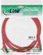 InLine Patchcord F/UTP, Cat.5e, czerwony 0.3m (71533R) 2
