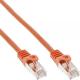 InLine Patchcord SF/UTP, Cat.5e, pomarańczowy 0.25m (72522O) 1