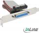 InLine Śledź LPT1 DB25 żeński 25cm (33225) 1