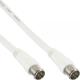 Kabel InLine Antenowy (F) 5m biały (69305Q) 1