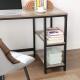 Biurko Songmics SGM-LWD72MB Brązowe 138 cm x 138 cm 6