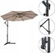 Costway Parasol ogrodowy na balkon taras składany 300 cm 4