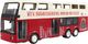 Autobus piętrowy 1:18, 2.4GHz, RTR - czerwony 1