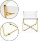 ModernHome Stolik kawowy nocny ława LOFT skandynawski metalowe złote nogi ModernHome 6
