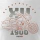 Topslang Koszulka motocyklowa z motocyklem Yamaha Stratoliner XV 1900 męska biała REGULAR L 2