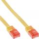 InLine Ultraslim Patchcable U/UTP, Cat.6, żółty, 10m (71600Y) 1