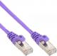 InLine Patchcord SF/UTP Cat.5e, fioletowy 7.5m (72575P) 1
