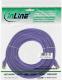 InLine Patchcord SF/UTP Cat.5e, fioletowy 7.5m (72575P) 1