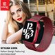 Crong Pasek ze stali nierdzewnej Crong Milano Steel do Apple Watch 38/40 mm czerwony 9