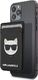 Karl Lagerfeld Kieszeń na karty Karl Lagerfeld KLWMSCHSFBK Wallet Card Slot Saffiano Choupette Head MagSafe czarny/black 1