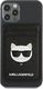 Karl Lagerfeld Kieszeń na karty Karl Lagerfeld KLWMSCHSFBK Wallet Card Slot Saffiano Choupette Head MagSafe czarny/black 2