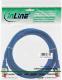 InLine Patchcord S/FTP, PiMF, Cat.6, 250MHz, PVC, CCA, niebieski 1m (76111B) 1
