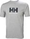 Helly Hansen Koszulka męska Logo T-Shirt Grey Melange r. L (33979-950) 1