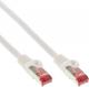 InLine Patchcord S/FTP, PiMF, Cat.6, 250MHz, PVC, CCA, biały 0.3m (76133W) 1