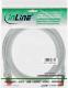InLine Patchcord S/FTP, PiMF, Cat.6, 250MHz, PVC, CCA, biały 0.3m (76133W) 1