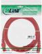 InLine Patchcord S/FTP, PiMF, Cat.6, 250MHz, PVC, CCA, czerwony 0.5m (76150R) 1