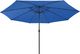 vidaXL Parasol ogrodowy z LED i metalowym słupkiem, 400 cm, lazurowy 4