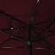 vidaXL 3-poziomowy parasol na aluminiowym słupku, bordowy, 2,5x2,5 m 2