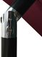 vidaXL 3-poziomowy parasol na aluminiowym słupku, bordowy, 2,5x2,5 m 6