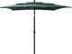 vidaXL 3-poziomowy parasol na aluminiowym słupku, zielony, 2,5x2,5 m 1