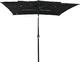 vidaXL 3-poziomowy parasol na aluminiowym słupku, czarny, 2,5x2,5 m 2