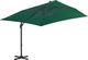 vidaXL Parasol wiszący na aluminiowym słupku, zielony, 300x300 cm 3