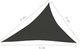 vidaXL Żagiel przeciwsłoneczny, 160 g/m, czarny, 3x4x5 m, HDPE 6