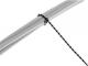 Organizer InLine Opaska zaciskowa Czarny 100 sztuk  (59977D) 1
