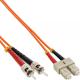 InLine Patchcord światłowodowy SC/ST, 50/125µm, OM2, 2m (82502) 1