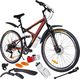 MalTrack Rower Górski MTB MalTrack Target RED-ORANGE 26" 1