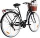 MalTrack Rower Miejski MalTrack Citybike Dreamer 6-speed Black 28" + Koszyk Peony 11