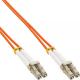 InLine Patchcord światłowodowy LC/LC, 50/125µm, OM2, 1m (88541) 1