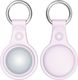 Dux Ducis Dux Ducis zestaw 4x silikonowe etui brelok zawieszka case do lokalizatora Apple AirTag (4 kolory: czarny, zielony, różowy, niebieski) 3